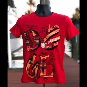 Shirt Boy’s Desigual short sleeve shirt red size 13/14